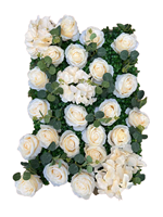 QIDA HQ-1004 artificielle classique rose fleur mur pour la décoration intérieure 2240
