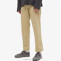 Pantaloni chino kaki da uomo con gamba dritta in cotone 65% personalizzati