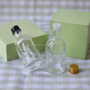 50mlワイン用アルコールアルコール用アルミキャップ付き空ミニ酒グラスショットボトル - Product Image 3