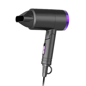 Professional Mini Handle Folding And Portable DC Motor Travel Hair Dryer With Removable Filter