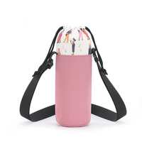 Sac à bandoulière avec logo personnalisé pour porte-bouteille d'eau
