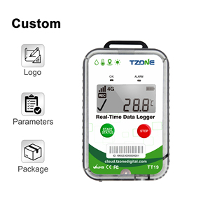 Tzone thời gian thực datalogger <span class=keywords><strong>GPS</strong></span> Tracker với cảm biến ánh sáng và cảm biến rung nhiệt độ và độ ẩm dữ liệu logger - Product Image 2