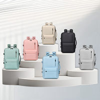 Mochila para Portátil Oxford Impermeable con Logotipo Personalizado, Cierre de Cremallera USB, Ligera, Gran Capacidad, Unisex, para Viajes, de Poliéster