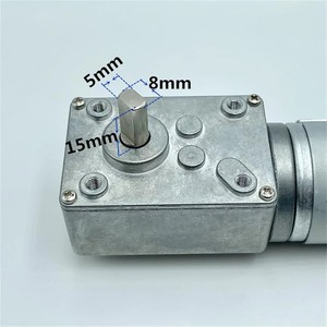 4058Z555 <span class=keywords><strong>DC</strong></span> 12v 24v 55RPM 저속 대형 토크 미니 풀 메탈 기어박스 터보 웜 기어 모터 - Product Image 4