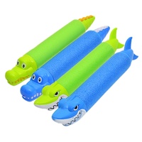 Pistol Air Bertekanan Tinggi EVA Foam Retractable Model Hiu 008, Bestseller Lintas Negara untuk Pertarungan Air di Pantai dan Kolam Renang