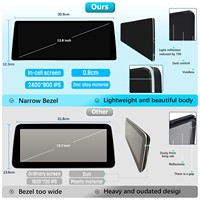 Pantalla Táctil de 8.9'' 1920x720 con CarPlay Inalámbrico Integrado, Android Auto y Comandos de Voz para BMW Serie 5 E60/E61/E90 2005-2008 1DIN