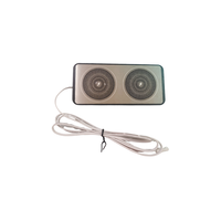 Cermin LED Gigi Biru, Sakelar Sensor Defogger Tahan Lama, Cermin Speaker Bluetooth, Sensor Sentuh Gigi Biru