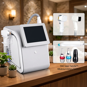 เครื่องเลเซอร์ 2 in 1 Pico และไดโอด 808 นาโนเมตร เครื่องกำจัดขนด้วยเลเซอร์ Nd Yag และเครื่องลบรอยสัก เครื่องกำจัดขนถาวร - Product Image 1