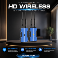 HDMI Kabelloser Extender 500m Unterstützung für TV, PC und Kamera