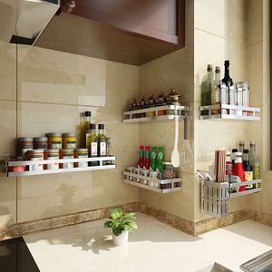 304 Stainless Steel Wall Mounted Kitchen <b>Rack</b> <b>Shelves</b> Spice <b>Rack</b> Bathroom Corner <b>Shelf</b> - Product Image 3