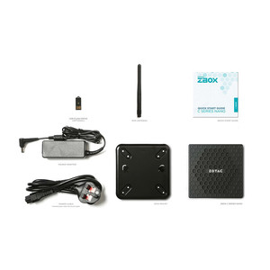 ZBOX CI331 NANO N5100 มินิพีซีแบบไร้พัดลม เงียบสงบ พร้อมพอร์ตเครือข่ายคู่ ผลิตในประเทศจีน ZBOX CI331 โปรเซสเซอร์แบบ Quad-Core Deli - Product Image 2