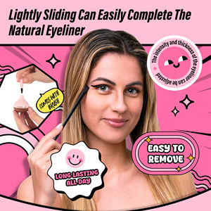 Kosmetik kustom 2 dalam 1 krim alis <span class=keywords><strong>Eyeliner</strong></span>, <span class=keywords><strong>Gel</strong></span> <span class=keywords><strong>Eyeliner</strong></span> penambah alis mata tahan lama dengan kuas - Product Image 3