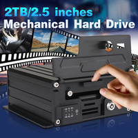 Vente en gros d'usine, enregistreur vidéo mobile MDVR CMSV6 8 canaux avec disque dur, GPS 4G, visualisation en temps réel pour camions, bus et fourgonnettes