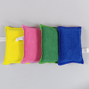 Nhà bếp bọt biển cho các món ăn sợi nhỏ làm sạch Scrubber không trầy xước vải vải mùi kháng rửa chén miếng bọt biển - Product Image 1