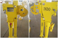 Petite grue hydraulique Portable avec treuil électrique, de 20 kg, 1000lbs, 2000lbs