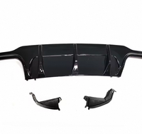 Diffuseur arrière authentique style C63 AMG pour Mercedes Benz Classe C W204 LCI 2011-2014 Sport