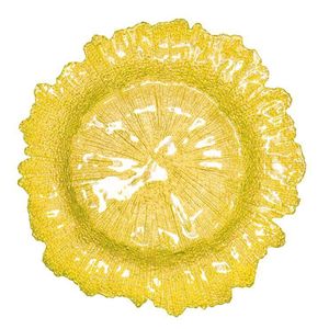 Plaque de recharge en plastique moderne 13 pouces jetable Reef or argent décorations d'événement de fête de mariage conception durable échantillon gratuit - Product Image 6