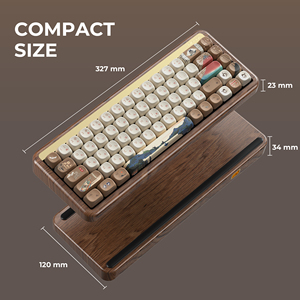 Bàn phím cơ XVX MU68 chủ đề FujiWave, đèn nền RGB, kết nối USB-C, có dây, dành cho chơi game, với các phím có thể lập trình - Product Image 4