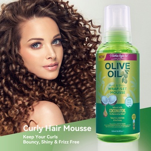 <span class=keywords><strong>Mousse</strong></span> <span class=keywords><strong>coiffante</strong></span> pour cheveux à l'huile de <span class=keywords><strong>coco</strong></span> <span class=keywords><strong>et</strong></span> à l'huile d'<span class=keywords><strong>olive</strong></span> de haute qualité, produit coiffant pour boucles, laque pour cheveux à tenue forte pour le modelage <span class=keywords><strong>et</strong></span> la brillance - Product Image 6
