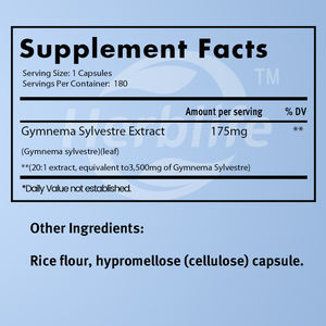 OEM Gran Venta - Personalizable - Gymnema Sylvestre (Extracto 20:1), 180 Cápsulas - Sin OMG, Sin Gluten y Apto para Vegetarianos - Product Image 2