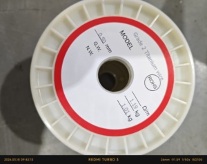 Fil de titane pur poli de 0,5 mm en bobine, qualité export Gr1/Gr2, pour la fabrication de montures de lunettes, la découpe de mousse, le soudage et le pliage industriel - Meilleure vente - Product Image 4