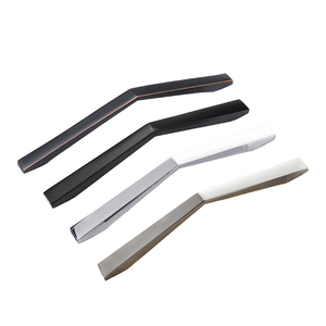 Hardware Accessories Zinc Alloy <strong>Black</strong> Handle Furniture Cabinet <strong>Doors</strong> Drawers Wardrobe Cabinet Handles - Product Image 1