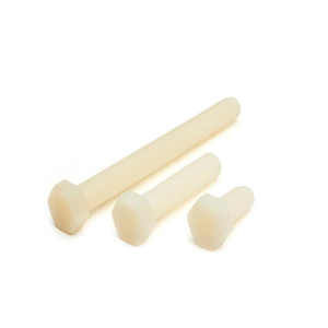 Bu Lông Lục Giác M3 M5 M6 M8 M10 M12 M16 PA66 Nylon Nhựa Màu Trắng Đen DIN933 DIN931 - Product Image 3