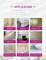 Scellant pour carrelage de qualité supérieure, coulis poncé pour carrelage, facile à nettoyer, résistant à la saleté, pour salle de bain, coulis décoratif pour carrelage