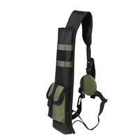 Sacoche de tir à l'arc multifonctionnelle en tissu Oxford pour l'extérieur, sac à flèches tactique, tube à flèches