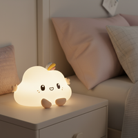 Veilleuse LED en silicone Ten Thousand Fires, petite veilleuse de chevet, minimalisme moderne, télécommandée, rechargeable, colorée, pour la maison