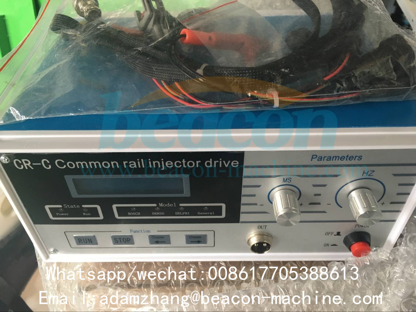 Diesel combustible común carril inyector tester/simulador de CR-C