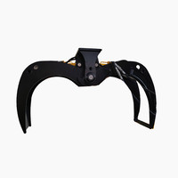 Budget Friendly Rotary Timber Grapple Excavator Grapple for Long Strip Material Logistics