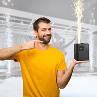 6 pièces 350W Sparkler sans fil à distance étincelle froide Machine fontaine froide Sparkler Machine ensemble 6 pour mariage scène fête MINI étincelle