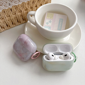 Étui souple brillant à motif marbre pour écouteurs Apple <span class=keywords><strong>Airpods</strong></span> 2 3 4 <span class=keywords><strong>Pro</strong></span> 2 3, housse anti-chute pour écouteurs sans fil, boîte de charge - Product Image 3