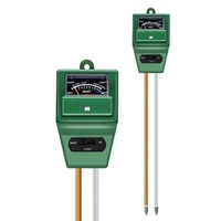 Détecteur de jardinage 3 en 1, testeur d'humidité du sol, pH, illuminateur