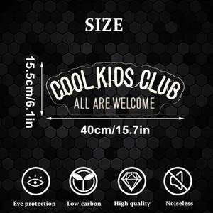 Cool Youth Club decoración <span class=keywords><strong>de</strong></span> pared letrero <span class=keywords><strong>de</strong></span> neón alimentado por USB luces LED ajustables para dormitorios salas <span class=keywords><strong>de</strong></span> estar <span class=keywords><strong>bibliotecas</strong></span> y librerías - Product Image 4