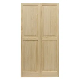 High Quality AWC Exterior Wood Window Shutters Raised Panel 15" Wide X 47" High Unfinished Pine 1 Pair