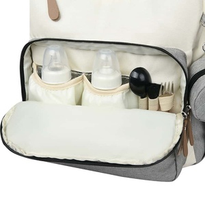 PU Oxford Women's Backpack Zipper Closure Soft Handle <b>Square</b> Shape Casual Daily Use OEM Supply - Product Image 4