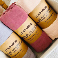 Couverture en mousseline solide 70% bambou 30% coton, couverture pour bébé