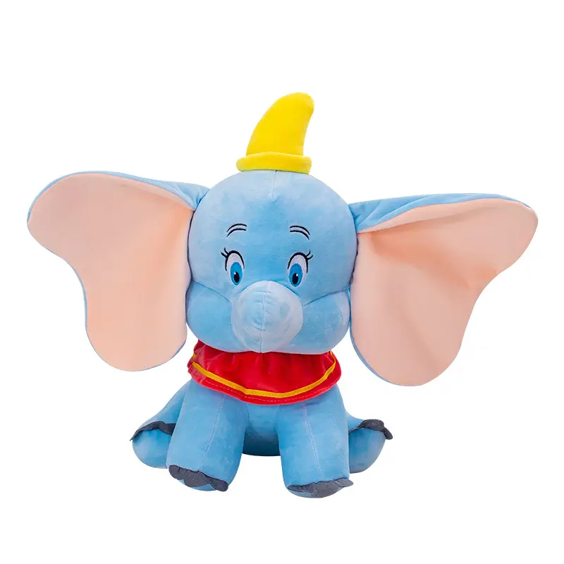 Yaratıcı karikatür Dumbo peluş oyuncak bebek büyük kulaklar fil bebek atmak yastık çocuk kız hediye toptan