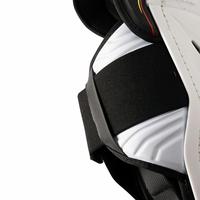 Protège-tibias de hockey sur glace à ajustement conique, avec capuchon en PE renforcé, mousse HD et doublure amovible anti-humidité, vente en gros OEM