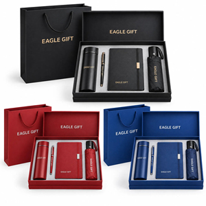 Juego de Regalo Corporativo en Oferta, Termo Inteligente, Paraguas, Cuaderno A5, Logotipo Personalizado, Juego de Regalo Empresarial de Lujo - Product Image 1