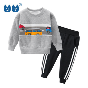 Los <span class=keywords><strong>niños</strong></span> al por mayor de diseño de marca Boutique de manga larga de lana <span class=keywords><strong>ropa</strong></span> de <span class=keywords><strong>niños</strong></span> conjunto - Product Image 2
