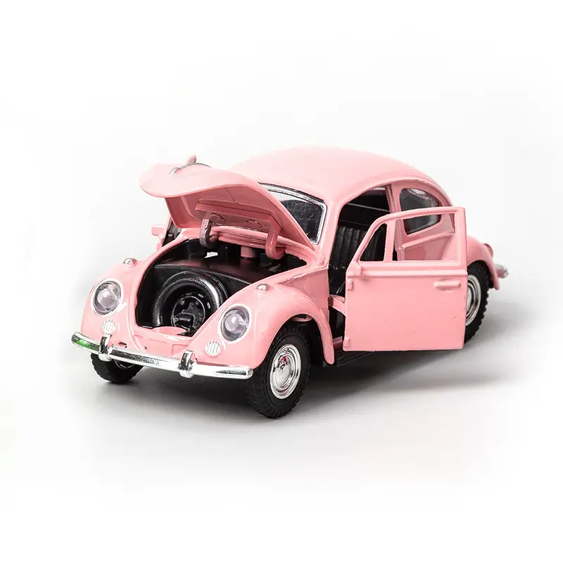 Popular Diecast Toy Vehicles 1/32 Beetle Car Metal Model As Children Gifts