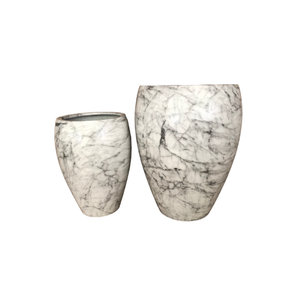 Juego de macetas de fibra de vidrio de 3 y 4 piezas, macetas de jardín ecológicas para macetas de jardín de interior, proveedor de Vietnam - Product Image 1