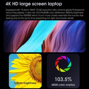 2024 OEM compatible con ordenador portátil <span class=keywords><strong>AMD</strong></span> de 15,6 pulgadas portátil, 8GB + 256GB compatible con WiFi <span class=keywords><strong>dual</strong></span> - Product Image 3