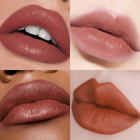 HUASURV Vente en gros de rouge à lèvres hydratant à haute pigmentation, 8 couleurs, avec vitamine E, fini mat, longue tenue, non décolorant
