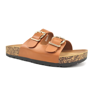 Piattaforma estiva comodi sandali casual da esterno <span class=keywords><strong>con</strong></span> bottone doppio cinturino leggero ampio <span class=keywords><strong>con</strong></span> <span class=keywords><strong>suola</strong></span> <span class=keywords><strong>in</strong></span> <span class=keywords><strong>sughero</strong></span> Slide donna pantofola - Product Image 2