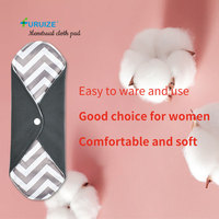 Serviettes Hygiéniques Menstruelles en Tissu Lavables et Réutilisables Écologiques