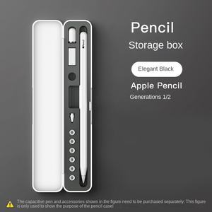 <span class=keywords><strong>เคส</strong></span>ปากกาสำหรับ Apple Pencil II พร้อมที่เก็บอุปกรณ์เสริมอะแดปเตอร์ปลอกพลาสติกสำหรับ Apple Pencil - Product Image 6